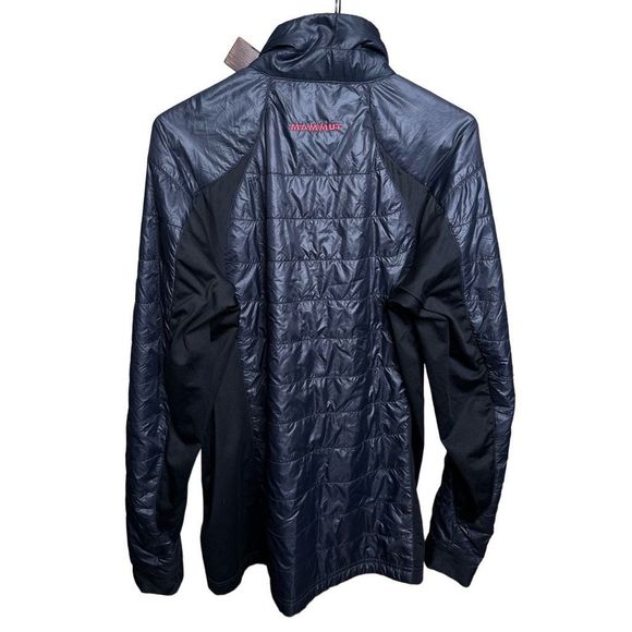 Mammut Polartex Alpha Pertex Quantum Jacket Mens Size Large Black Hybrid Ski Sno - Picture 3 of 4